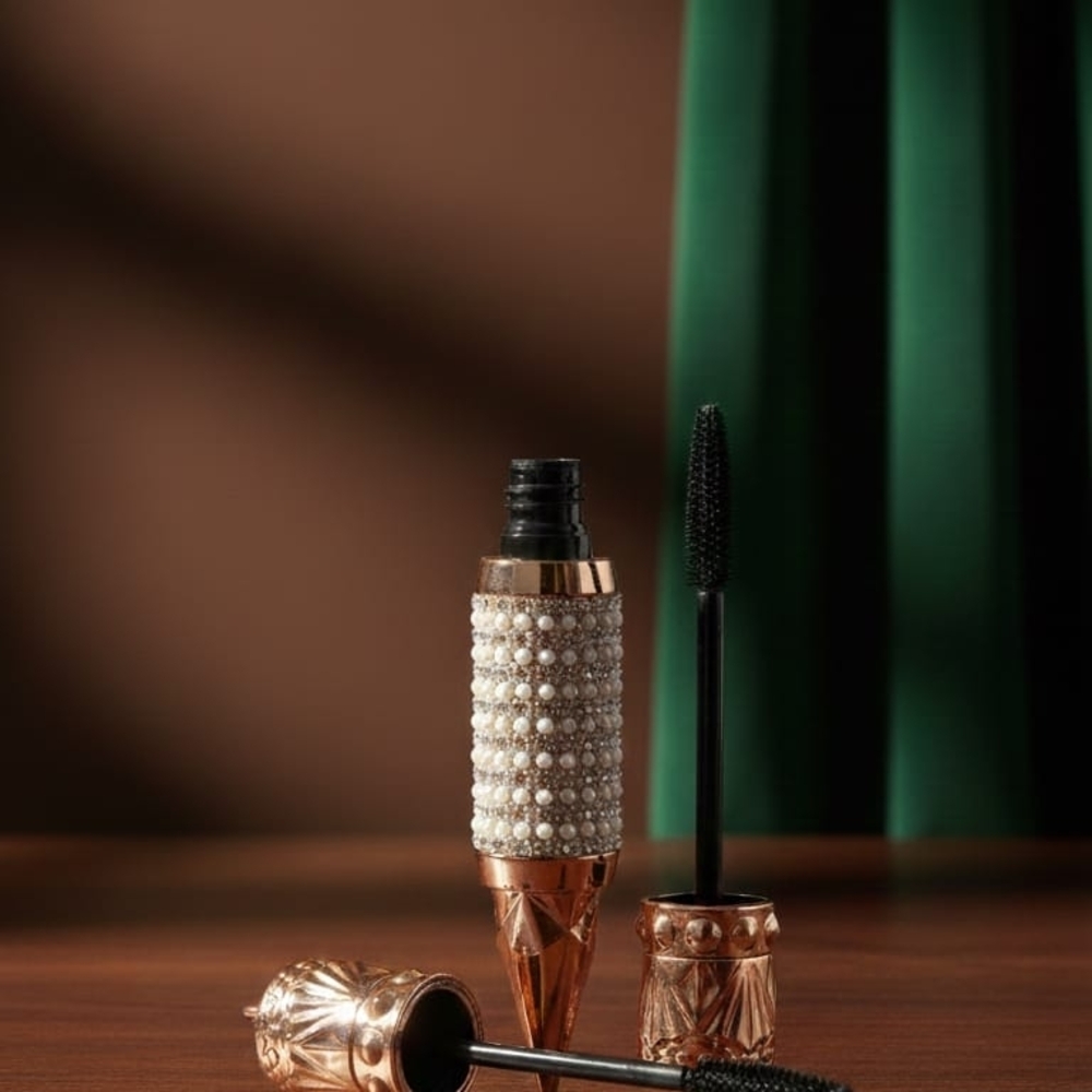 💥NIB💥Luxury Pearl Crystal Mascara Rose Gold Volumizing Lengthening Lash Makeup - Picture 5 of 7